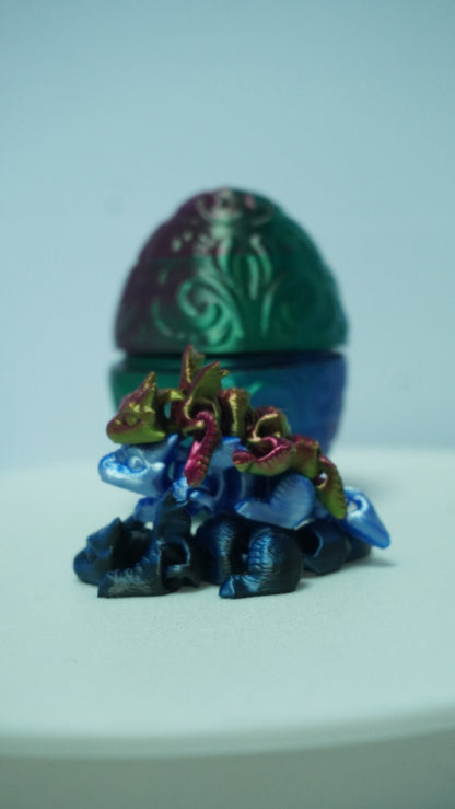 Small Dragon Egg + 3 Mini Dragons